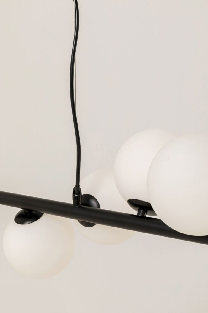 LUSTRĂ TIP PENDUL SCALA BALLS MILKY NEGRU 150 CM