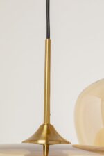 LUSTRĂ TIP PENDUL TULIP ALAMĂ Ø45 CM