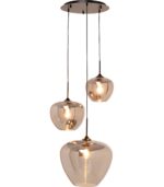 LUSTRĂ TIP PENDUL TULIP SMOKE Ø45 CM
