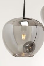 LUSTRĂ TIP PENDUL TULIP SMOKE Ø45 CM
