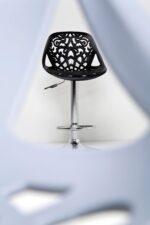 SCAUN BAR ORNAMENT ALB