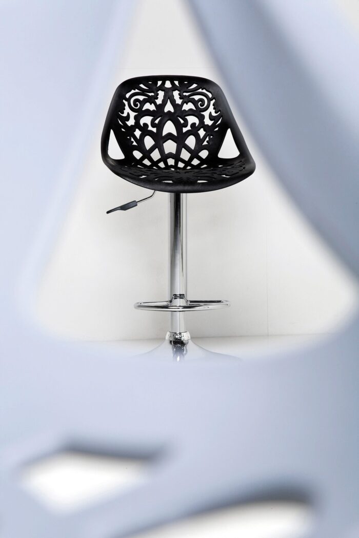 SCAUN BAR ORNAMENT ALB