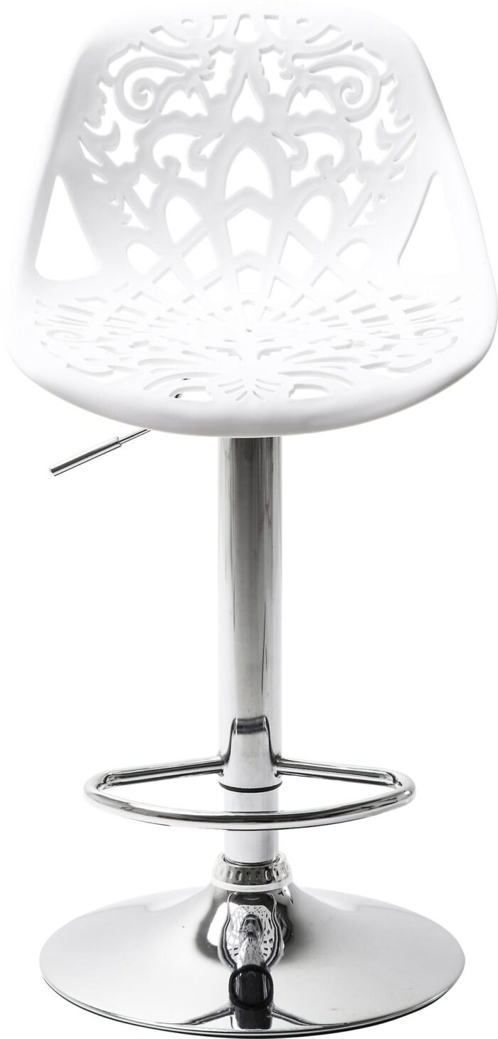 SCAUN BAR ORNAMENT ALB