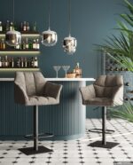 SCAUN DE BAR THINKTANK BASE GRI