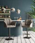SCAUN DE BAR THINKTANK BASE GRI