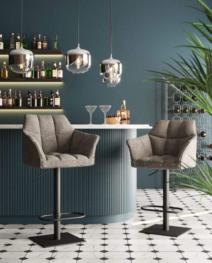 SCAUN DE BAR THINKTANK BASE GRI