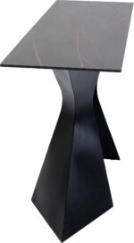 CONSOLA GLORIA CERAMICA NEGRU 140X81CM