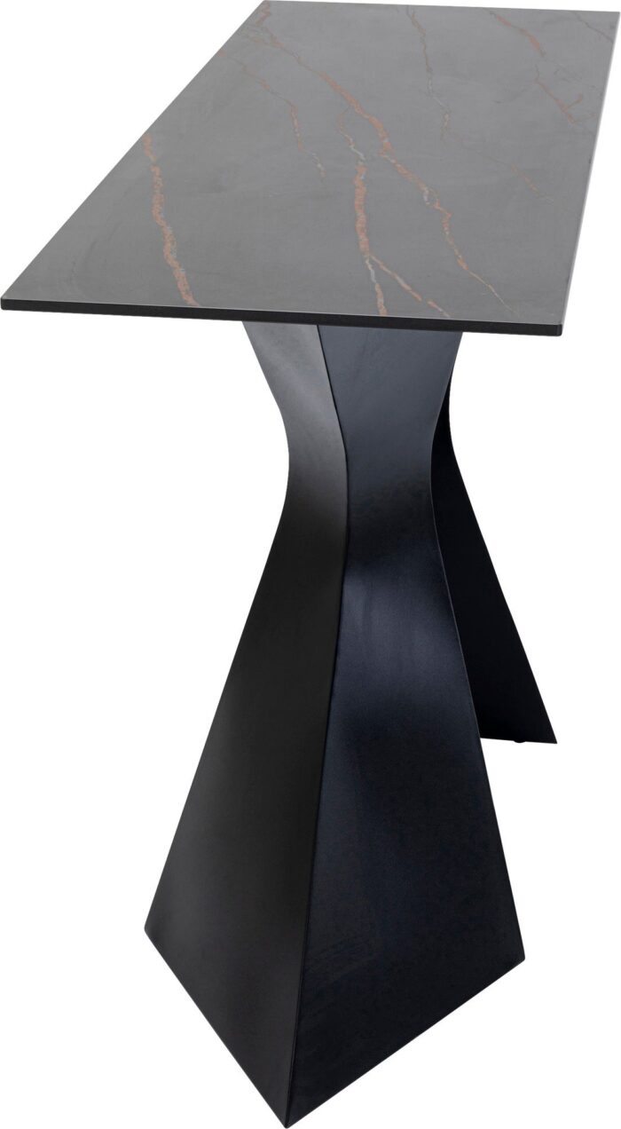 CONSOLA GLORIA CERAMICA NEGRU 140X81CM
