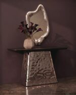 CONSOLA CU BLAT DIN MDF CALDERA 138X76 CM