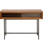 CONSOLA GINO CU BLAT DE LEMN 110X76 CM