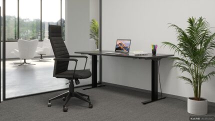 SCAUN DE BIROU LABORA HIGH NEGRU