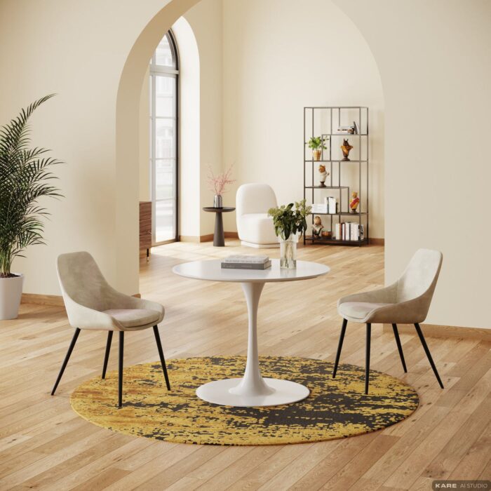 SCAUN EAST SIDE CHAMPAGNE XL