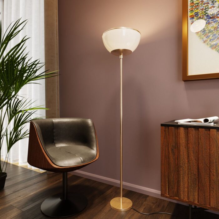 SCAUN ROTATIV CLUB 54 WALNUT
