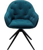 SCAUN ROTATIV CARLITO MESH ALBASTRU-VERDE