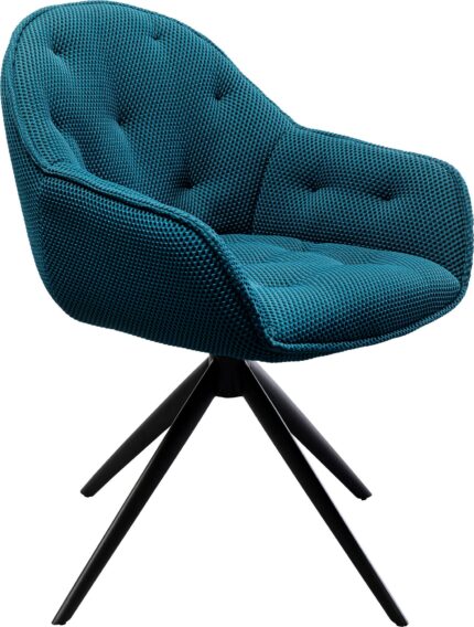 SCAUN ROTATIV CARLITO MESH ALBASTRU-VERDE