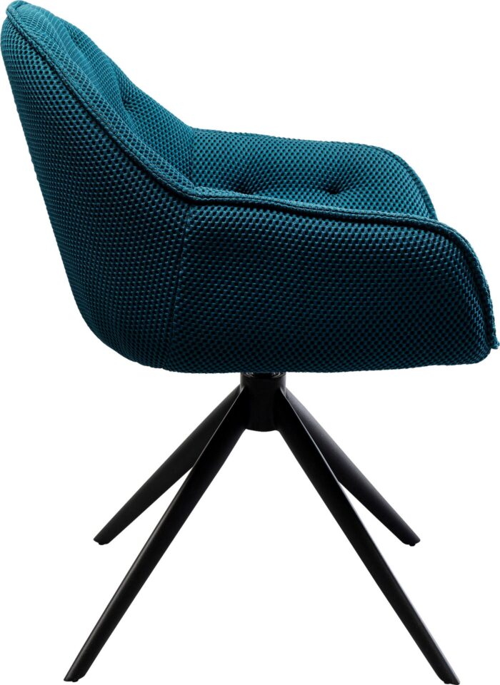SCAUN ROTATIV CARLITO MESH ALBASTRU-VERDE