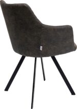 SCAUN ROTATIV CU BRATE COCO 53X84 CM