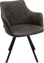 SCAUN ROTATIV CU BRATE COCO 53X84 CM