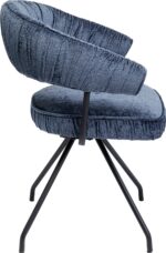 SCAUN ROTATIV ARABELLA ALBASTRU