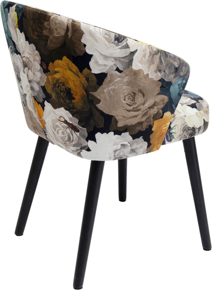 SCAUN CU BRATE PEONY GALBEN
