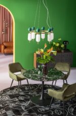 SCAUN CU BRATE SAN FRANCISCO VERDE INCHIS