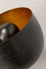 LAMPADAR APOLLON SMOOTH NEGRU Ø28CM