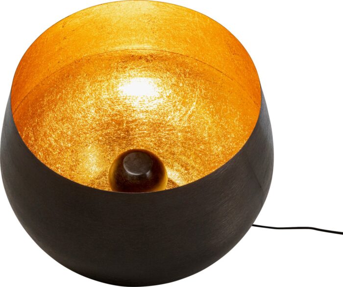 LAMPĂ DE PODEA NEAGRĂ APOLLON SMOOTH Ø50 CM