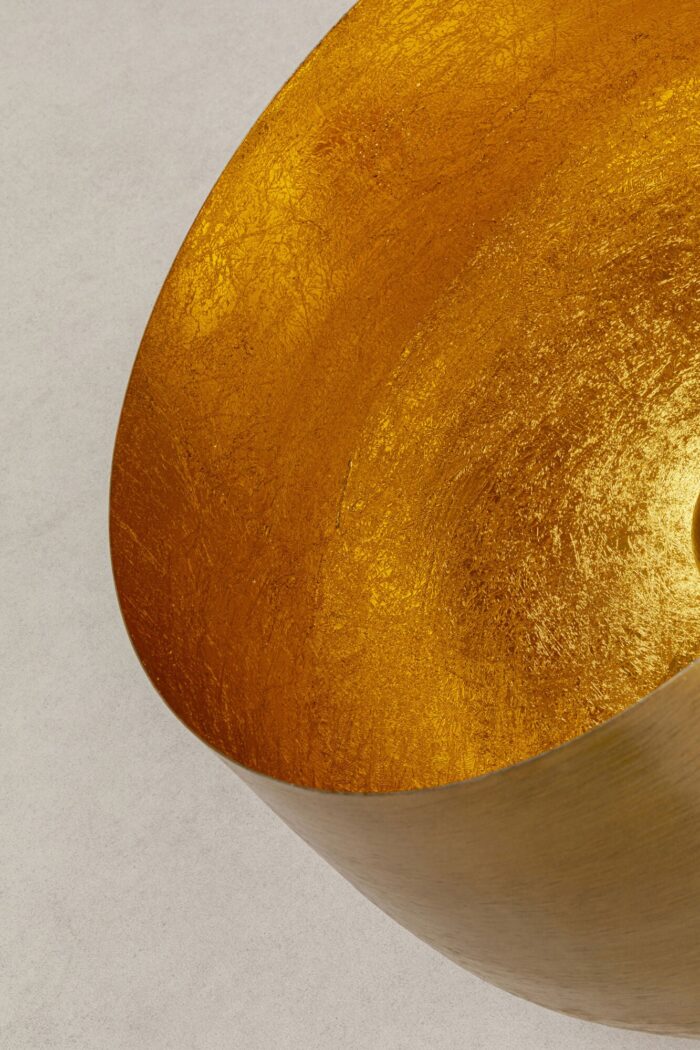 LAMPĂ DE PODEA AURIE APOLLON SMOOTH Ø50 CM