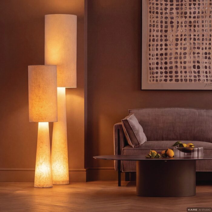LAMPADAR MARLEEN BEJ BOUCLE 190 CM