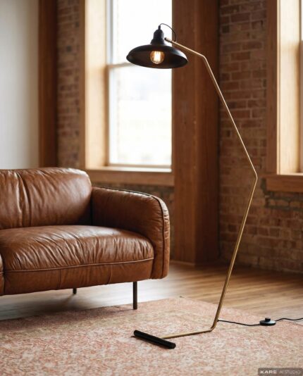 LAMPADAR DORO NEGRU 130 CM