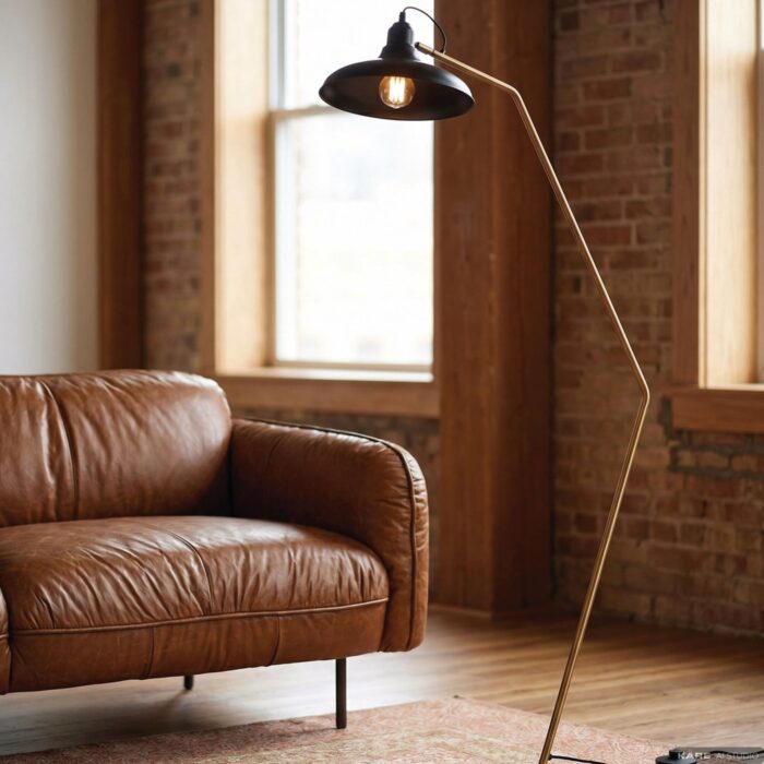LAMPADAR DORO NEGRU 130 CM