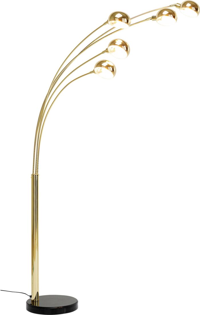 LAMPADAR FIVE FINGERS BRASS