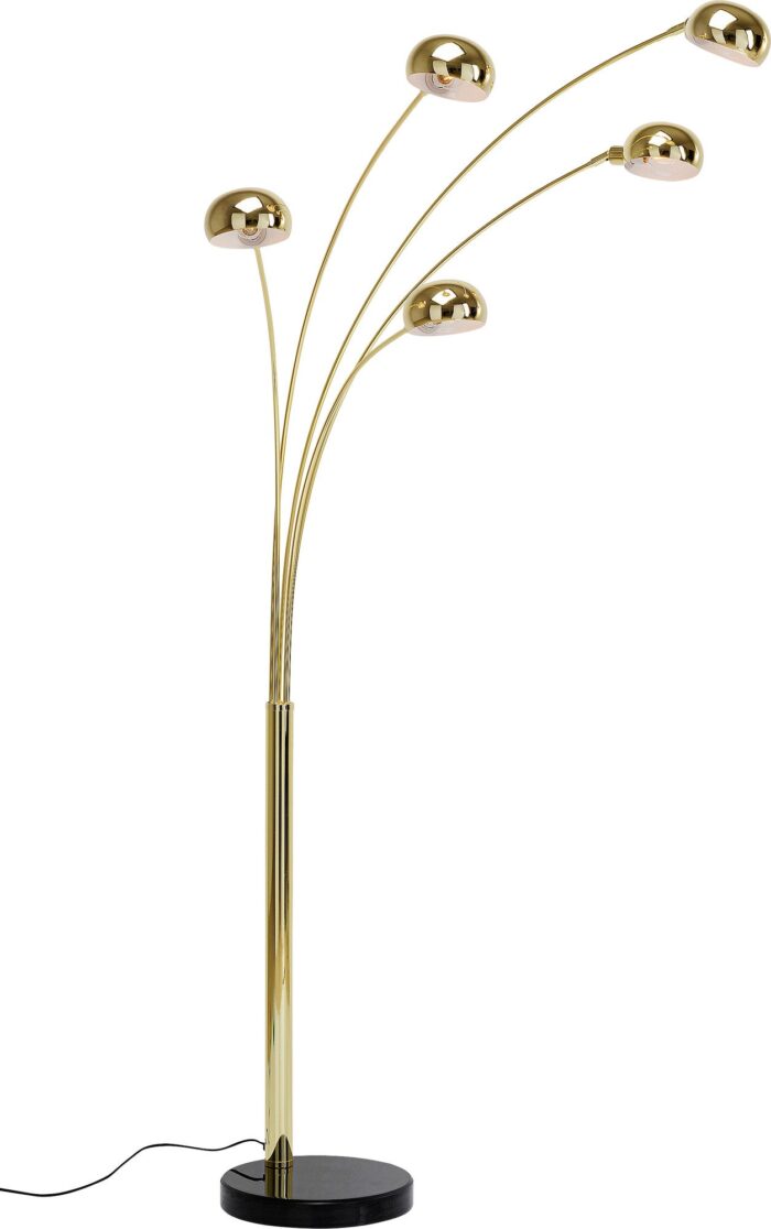 LAMPADAR FIVE FINGERS BRASS