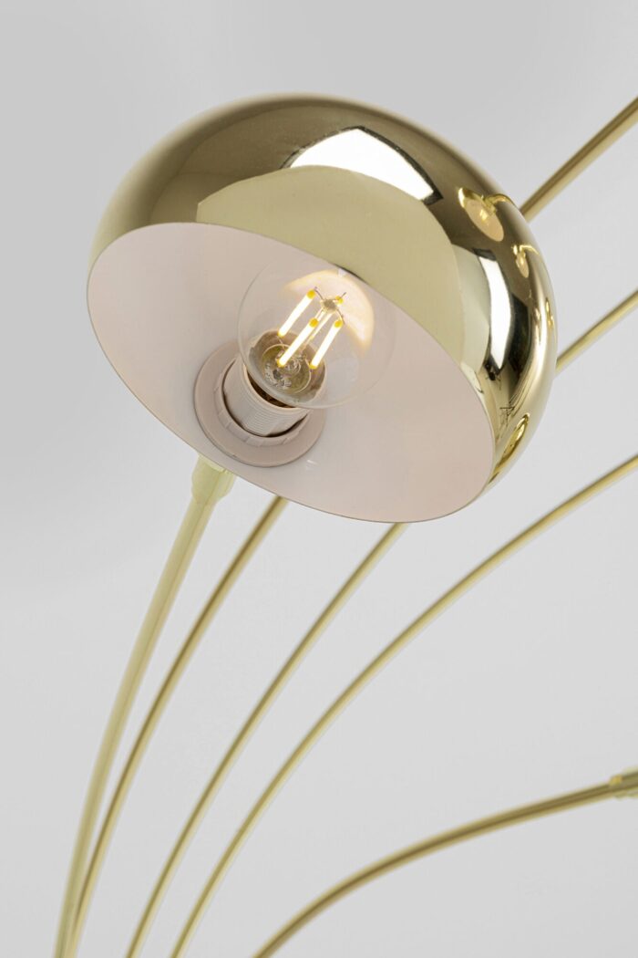 LAMPADAR FIVE FINGERS BRASS