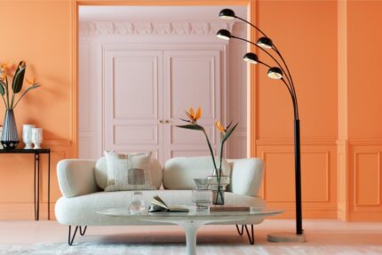 LAMPADAR FIVE FINGERS NEGRU MAT