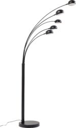 LAMPADAR FIVE FINGERS NEGRU MAT