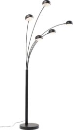 LAMPADAR FIVE FINGERS NEGRU MAT