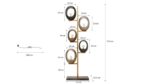 LAMPĂ DE PODEA FIVE LOOPS 57X173 CM