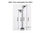 LAMPADAR SPEAKER DUO 149 CM