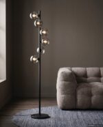 LAMPADAR NEGRU SCAL BALLS 160 CM