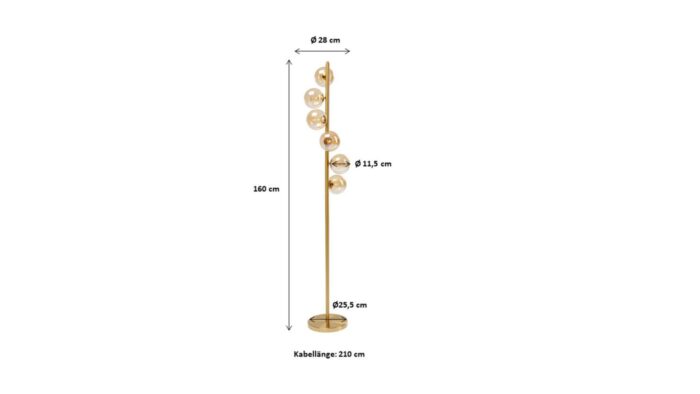 LAMPADAR AURIU SCAL BALLS 160 CM