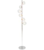 LAMPADAR ARGINTIU SCAL BALLS 160 CM