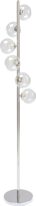 LAMPADAR ARGINTIU SCAL BALLS 160 CM