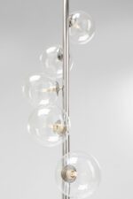 LAMPADAR ARGINTIU SCAL BALLS 160 CM
