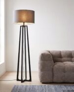 LAMPADAR TIMON NEGRU 160 CM