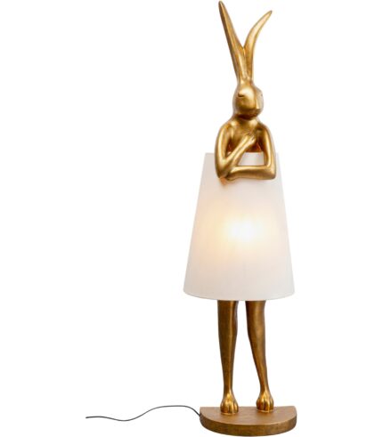 LAMPADAR ANIMAL RABBIT AURIU/ALB 150 CM