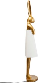 LAMPADAR ANIMAL RABBIT AURIU/ALB 150 CM