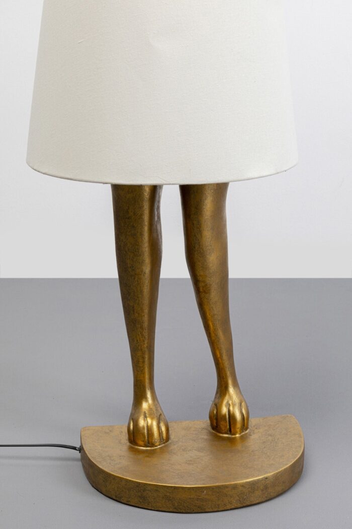 LAMPADAR ANIMAL RABBIT AURIU/ALB 150 CM
