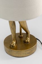 VEIOZĂ ANIMAL RABBIT AURIU/ALB 50CM