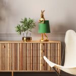 VEIOZĂ ANIMAL RABBIT AURIU/VERDE68CM